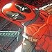 Yupbizauto Marvel Comic Deadpool Car Seat Covers Floor Mats and Spring Sunshades Set with Air Freshener