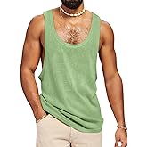 Runcati Mens Workout Tank Tops Sleeveless Shirt Muscle Gym Bodybuilding Fitness Training Loose Fit T Shirts