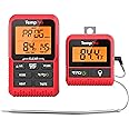 TempPro H06B 500FT Wireless Meat Thermometer Digital with Meat Probe,Meat Thermometer Digital Wireless with 3 Backlit Colors and Timer Mode, Remote Meat Thermometer for Grilling and Smoking