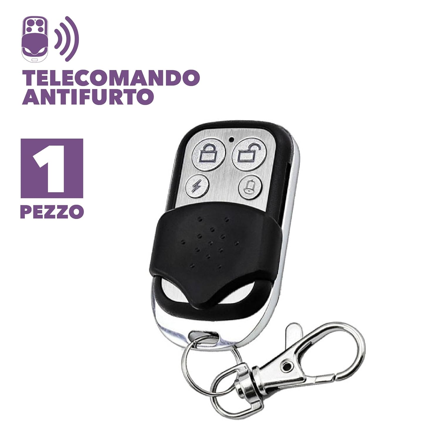 TELECOMANDO UNIVERSALE SUPPLEMENTARE ALLARME ANTIFURTO WIRELESS GSM 433 ...
