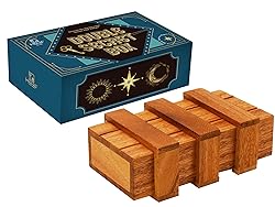 BSIRI Secret Puzzle Box- Brain Teaser Wooden Box