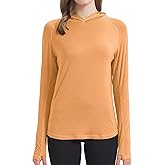 netdraw Women's Ultra-Soft Bamboo Viscose Hoodie UPF 50+ Sun Protection Long Sleeve Shirt