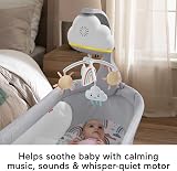 Fisher-Price Rainbow Showers Bassinet Mobile Sound Machine Music Night Light 0+ view 4