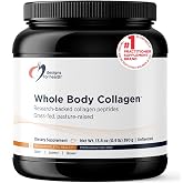 Designs for Health Whole Body Collagen Powder, Peptides Blend, 30 Servings | Clinically Studied Fortigel, Verisol &amp; Fortibone Collagen Peptides for Hair, Skin, Nails, Joints &amp; Bones