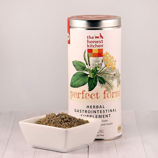 THE HONEST KITCHEN HUMAN GRADE PERFECT FORM HERBAL DIGESTIVE SUPPLEMENT FOR DOGS & CATS, 3.2 OUNCES