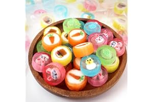 RBBZ PARTY Easter Candy - Individually Wrapped Bulk Hard Candy Mix - Small Hard Candies Easter Variety Pack - Great for Egg Fillers - Office Candy - 1 lb Bag - 6 Flavors - Treats for Kids and Adults