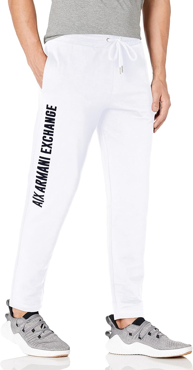 Armani Exchange Men's White Casual Pants Amazon.co.uk Clothing