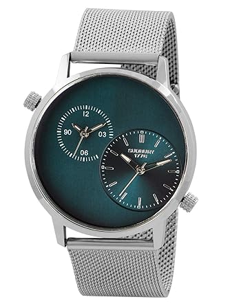 Marlborough Dual-time Blue Round Dial Mens Watch - SG-43-SLBLU