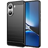 GTBDEKI Case for Xiaomi Poco X7 Pro 5G Case, Redmi Turbo 4 Cases Carbon Fiber Shockproof Slim Silicone Rugged Soft TPU Back Phone Cover for Xiaomi Poco X7 Pro 5G Black