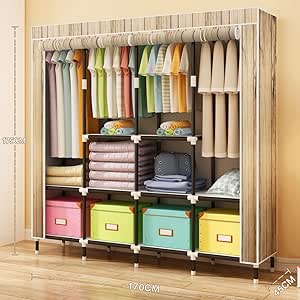 Assembled wardrobe ALUS- Armario de Almacenamiento Simple con Marco de