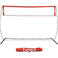 GoSports 20 ft Freestanding Volleyball Training Net for Indoor Our Outdoor Use - Instant Setup and Height Adjustable