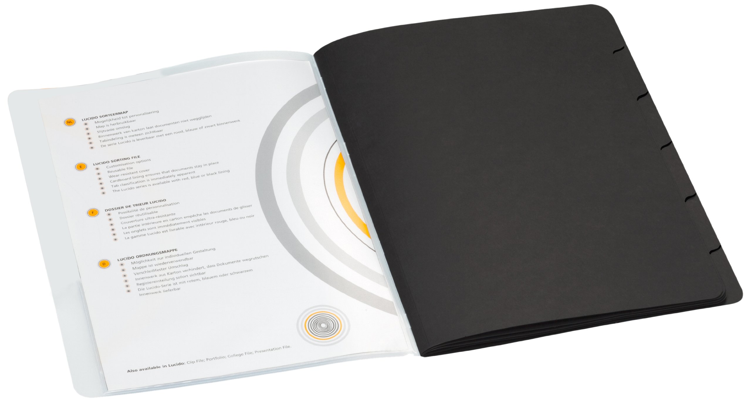 Jalema Lucido Sorting File - Black