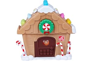Step2 My First Gingerbread House, Kids Interactive Christmas Holiday Toy, Lights Up and Plays Music, Includes 20 Accessories, For Toddlers 1+ Years Old