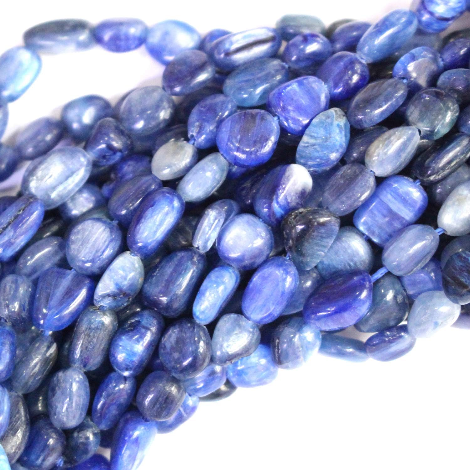 Natural Kyanite Gemstone Beads 6-8mm Nuggets Free Size Chips Semi Precious Beads for DIY Jewerly Making Beads