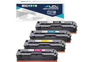 LCL 201A Compatible Toner Cartridge Replacement for HP CF400A CF401A CF402A CF403A CF400AQ1 for HP Color Laserjet Pro M252 M2