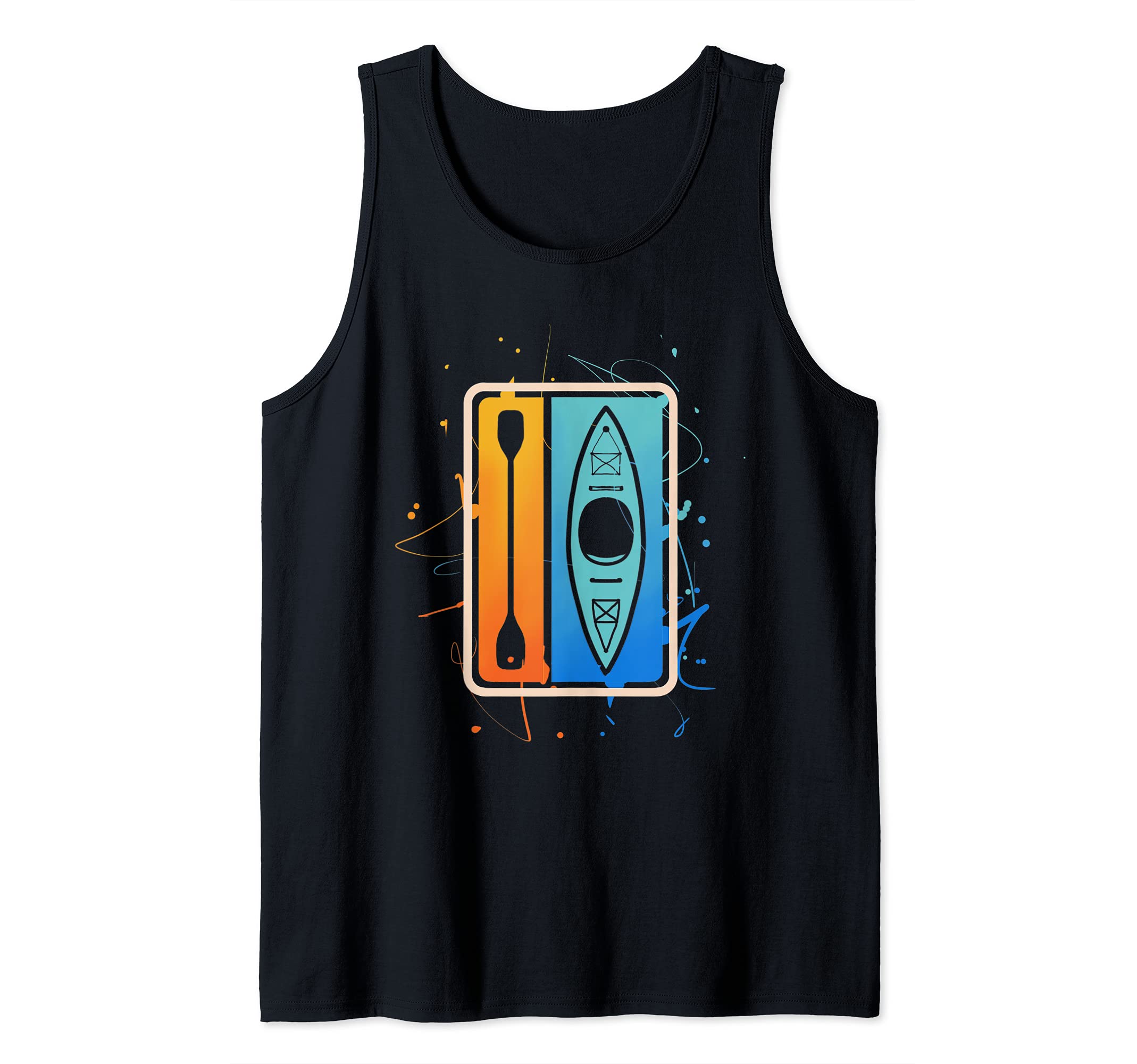 Kayak Gift Kayaking and Paddle Tank Top