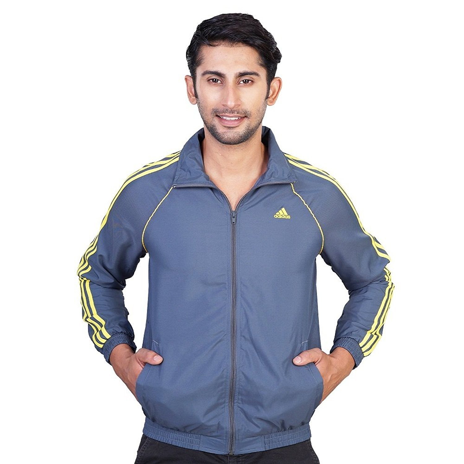 adidas polyester track jacket