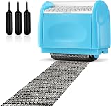 Lindastas Identity Theft Protection Stamp Wide Roller Blue 1.5-Inch view 1