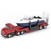 Siku series 16 flat trailer with boat
