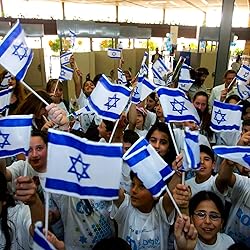 Israel Flags on Stick 20 Pack, Small Handheld
