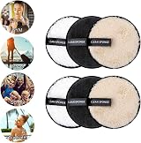 KEYRI 7 Pack Makeup Remover Pads Reusable Microfiber Facial Cloths 7 Pieces view 8