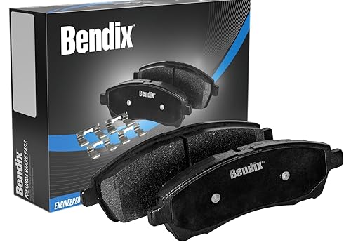 Bendix Premium SBC1916 Ceramic Rear Brake Pads for Hyundai Santa Fe 2018-2017, Santa Fe Sport 2018-2017, Santa Fe XL 2019-2017