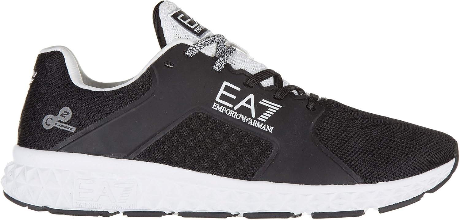 Emporio Armani EA7 Men's Shoes Trainers Sneakers Light Spirit Black