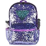 Magic Reversible Sequin School Backpack,Sparkly Lightweight Back Pack for Girls and Boys, 17"(H)12¼"(L)4¾"(W)