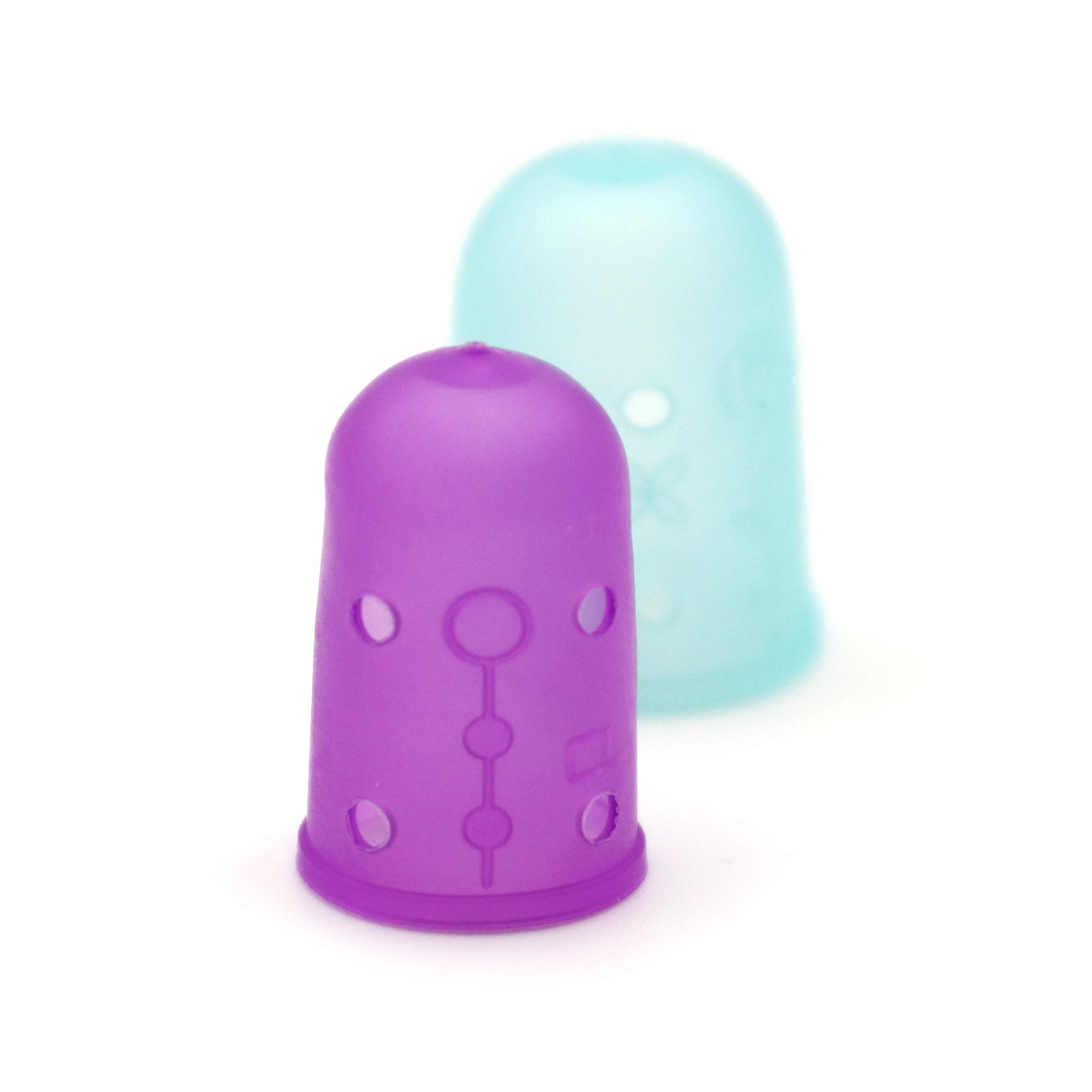 Clover I Sew for Fun Flexible Set Thimble, purple and blue 2