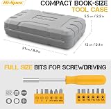 Hi-Spec Yellow 20pc Tool Kit Compact Book-Size Home DIY Office view 3