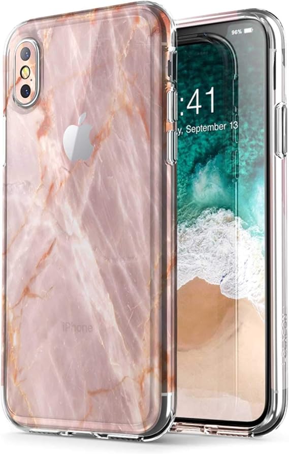 Amazon Com Uniqfind Iphone Case And Decal Skin Sticker Set Blush
