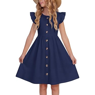 latest casual dress for girls Amazon Best Sellers: Best Girls' Dresses 100% Cotton Wash/Care Instructions gold glitter Pink Chicken Girls' Jennifer US Shoe Size:8.5