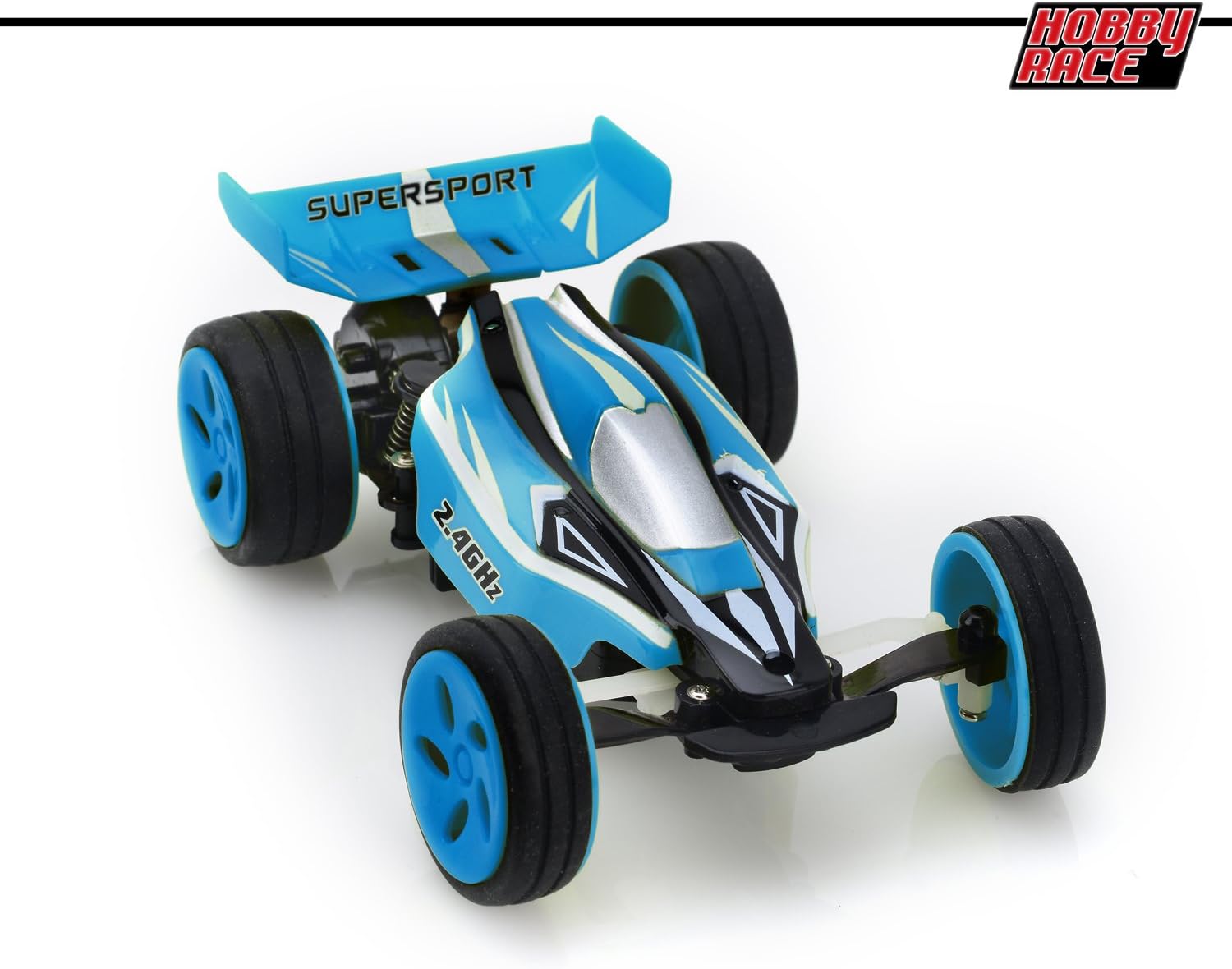 Mini Remote Control Car for Kids – Powerful Electric RC Toy Car - 15 MPH - 2.4GHz (Blue)