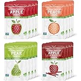 Nature’s Turn Freeze-Dried Fruit Crisps –Healthy, Gluten-Free,Crispy & Delicious,Plant-Based Snack,Ideal for Cereal, Smoothies, School Lunches, & On-the-Go, Orchard Variety Bags of 16(0.53 oz Each)