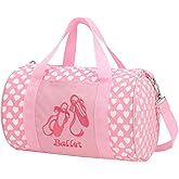 kilofly Girls Ballet Tutu Small Duffel Crossbody Dance Bag