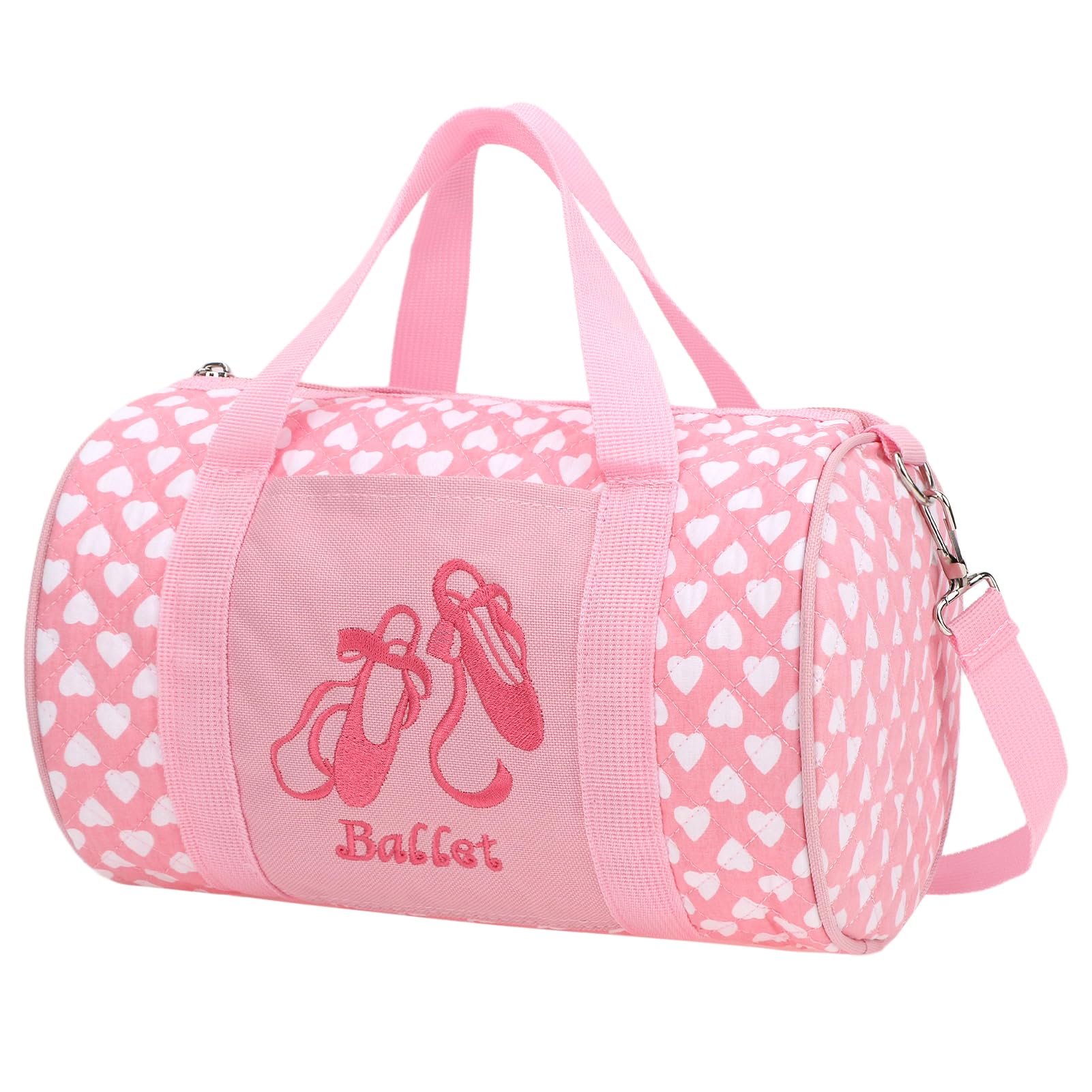kilofly Girls Ballet Tutu Small Duffel Crossbody Dance Bag