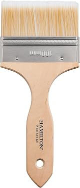 Hamilton Prestige Pure Synthetic Laying Off Brush 4 inch view 1