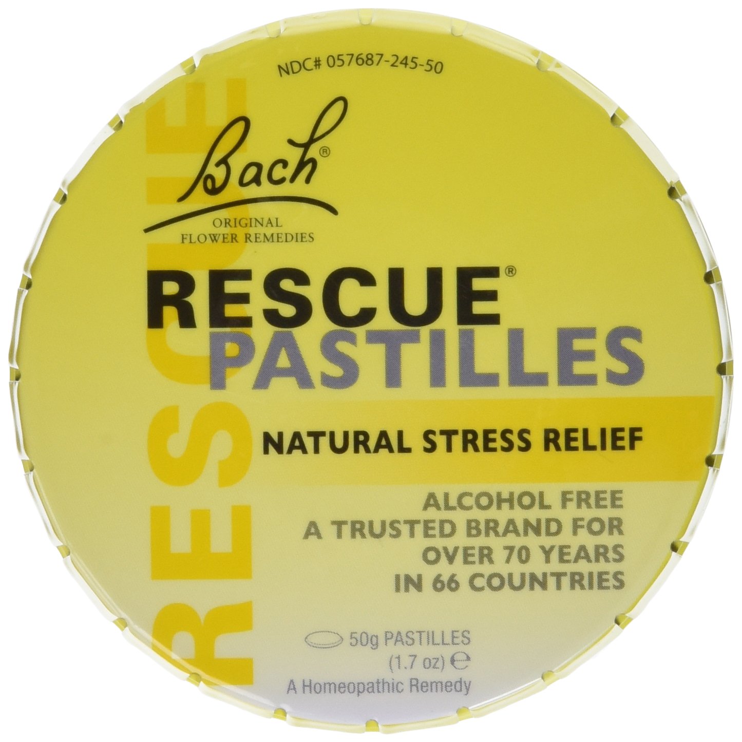 Bach Flower Remedies - Rescue Pastilles Stress Relief 50 Gms