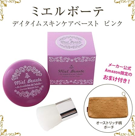 Amazon ミエルボーテ デイタイムスキンケアペースト Spf18 Pa 美容クリーム 肌色補正 化粧下地 しわぼかし 紫外線防止 化粧直し 美容液 ひとつで7役を担う日中用のクリーム 25g ピンク おまけ付き ノーブランド品 保湿乳液 クリーム 通販