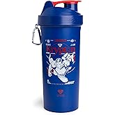 Smartshake Protein Shaker Bottle for Protein Mixes - 33 oz | Shaker Cups for Protein Shakes | Blender Bottle Shaker | Protein Shaker Bottle| BPA Free Shaker | Superman