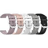 18mm Bands Compatible with Fossil Women's Gen6 42mm /Gen 5E 42mm Smart Watch, Replacement Wrist Strap for Gen4 Sport/Scarlette/Venture HR/Charter HR/Sloan HR/Q Tailor, Gen3 Q Venture/Women's Riley