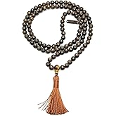 AWAKEN YOUR KUNDALINI Bronzite Mala Necklace – Handmade 8mm 108 Beads, Birthstone Energy