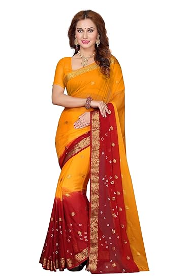 Chiffon with Blouse Piece Saree