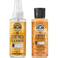 Chemical Guys Leather Cleaner and Conditioner Complete Leather Care Kit (4 Ounce) (2 Items)