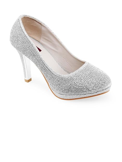 amazon silver pumps