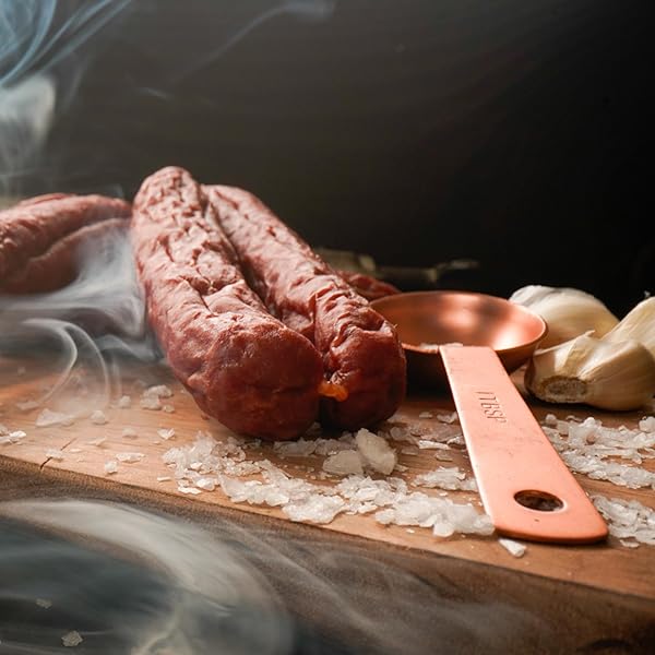 BAVARIAN MEATS LIL’ LANDJAEGER MEAT STICKS, SMOKED SAUSAGE PROTEIN SNACKS, ZERO SUGAR, GREAT SOURCE OF PROTEIN, GLUTEN FREE, KETO FRIENDLY LOW CARB SNACK, 10 OUNCE