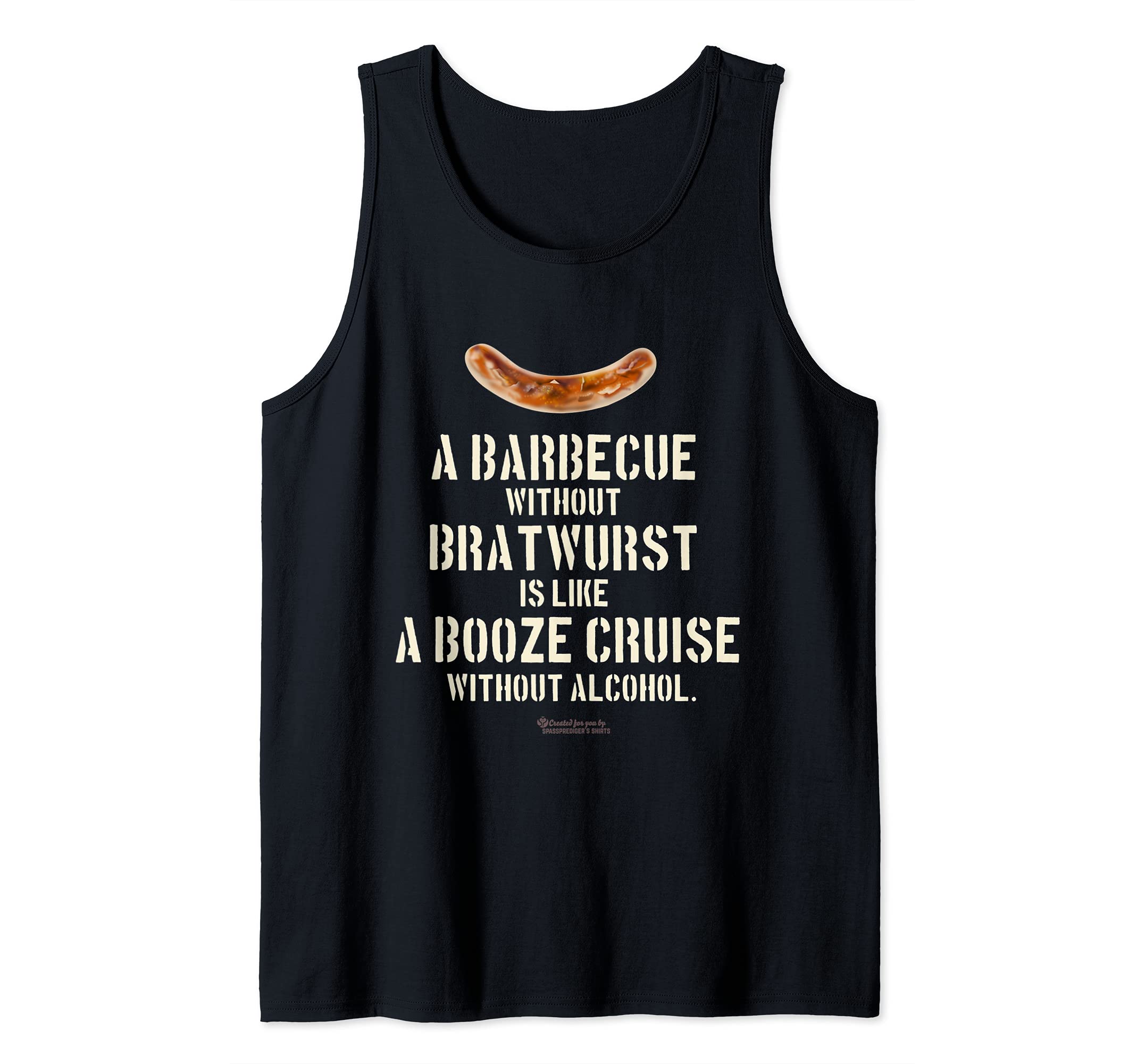 Bratwurst Design Barbecue for Fans of German Bratwurst Tank Top