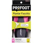 PROFOOT Plantar Fasciitis Orthotic Insoles for Women (Sizes 6-10) &ndash; Gel Shoe Inserts for Instant Heel Pain Relief and Arch Support &ndash; 1 Pair of Heel Pads