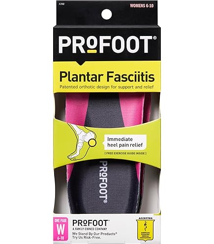 PROFOOT Orthotic Insoles For Plantar Fasciitis &amp; Heel Pain Men's 8-13 1