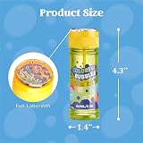 JOYIN 12 Pack Bubble Bottles 60ml Rainbow Design Wands Party Kit view 6